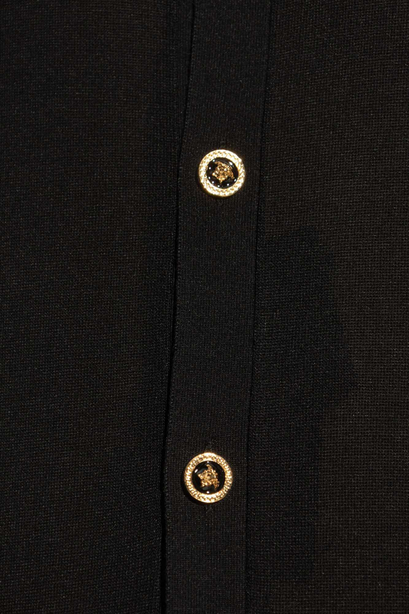 トップス vintage made in italyVERSACE cardigun ea Black Cardigan